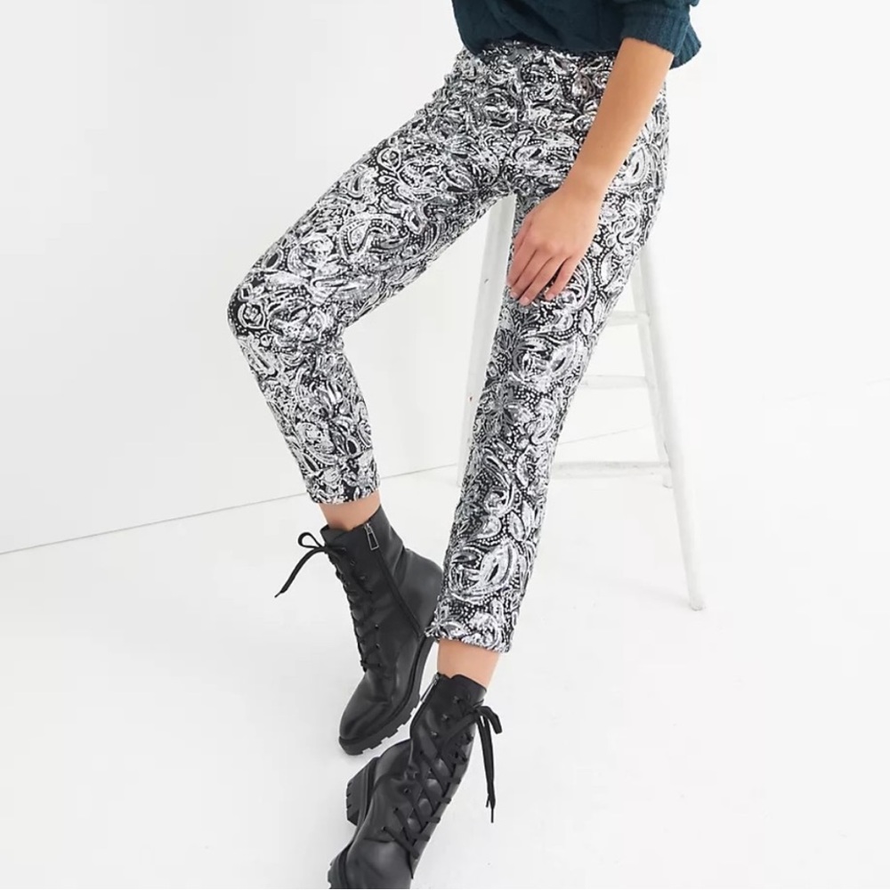 Anthropologie Porridge Pascaline Sequin Jogger Pants
